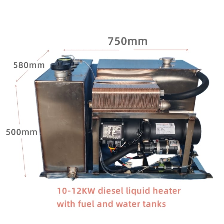 Customizable High Power Liquid and Air Heater -Combi C