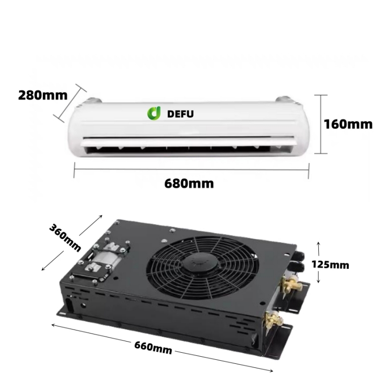 RV Rooftop Split Parking Air Conditioner | Under-Chassis Mount & Optional Evaporator Core-S6