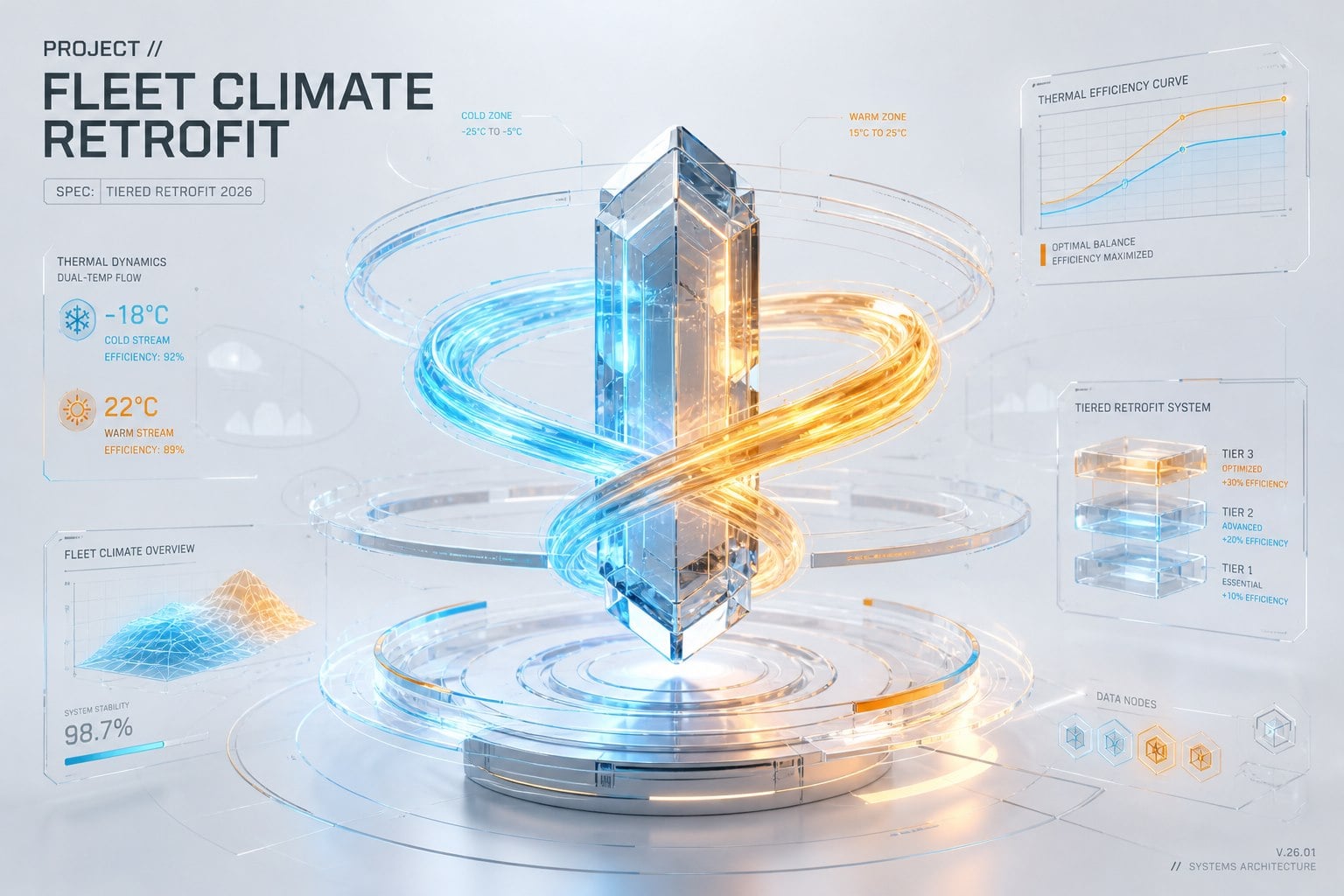 Retrofitting Mixed-Age Fleets with Parking Climate Systems: An Upgrade Path for Winter