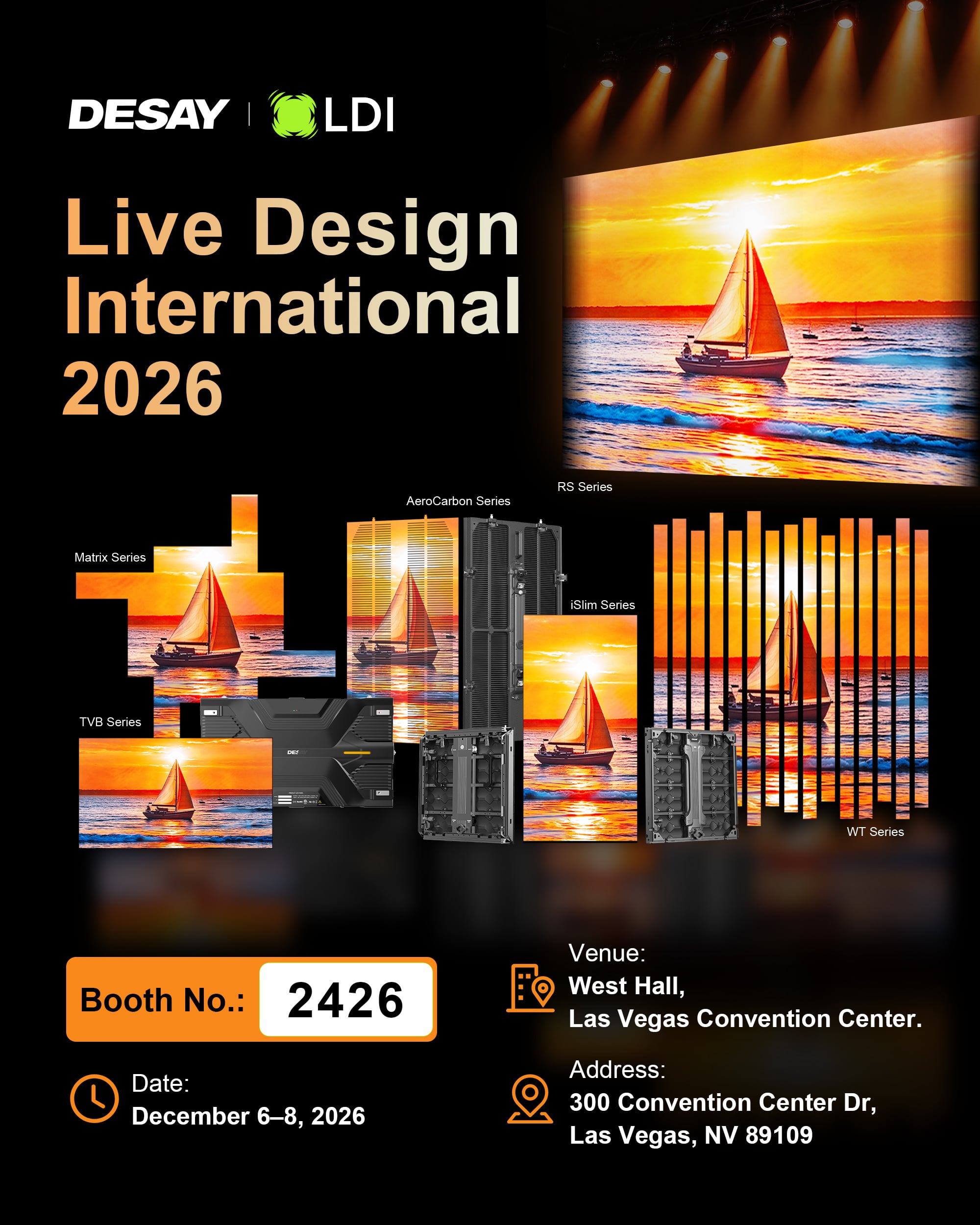 Desay Intelligent to Showcase a Diverse Range of LED Display Solutions at LDI 2026