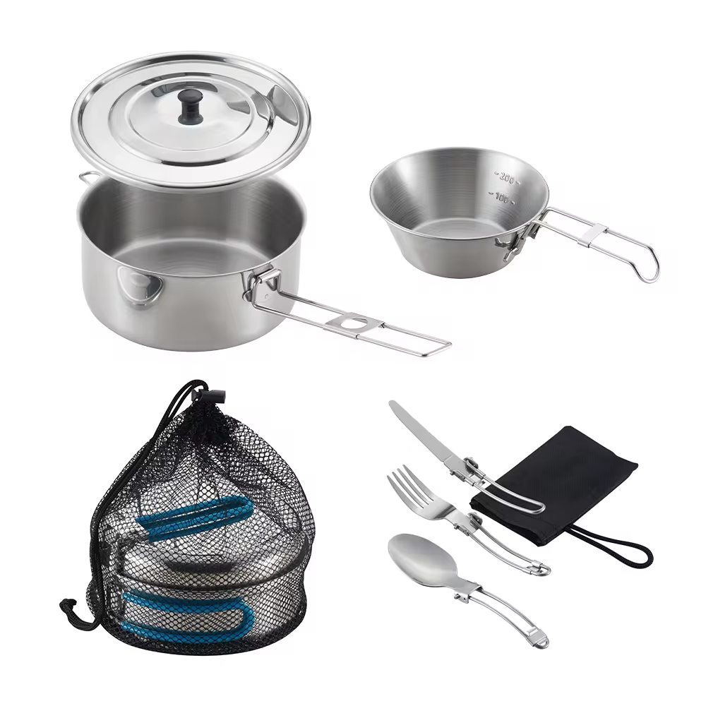 Tingkatkan Pengalaman Kuliner Luar Ruang Anda dengan Set Peralatan Masak Camping Logam Xinxing