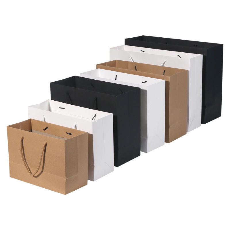 white paper gift bags