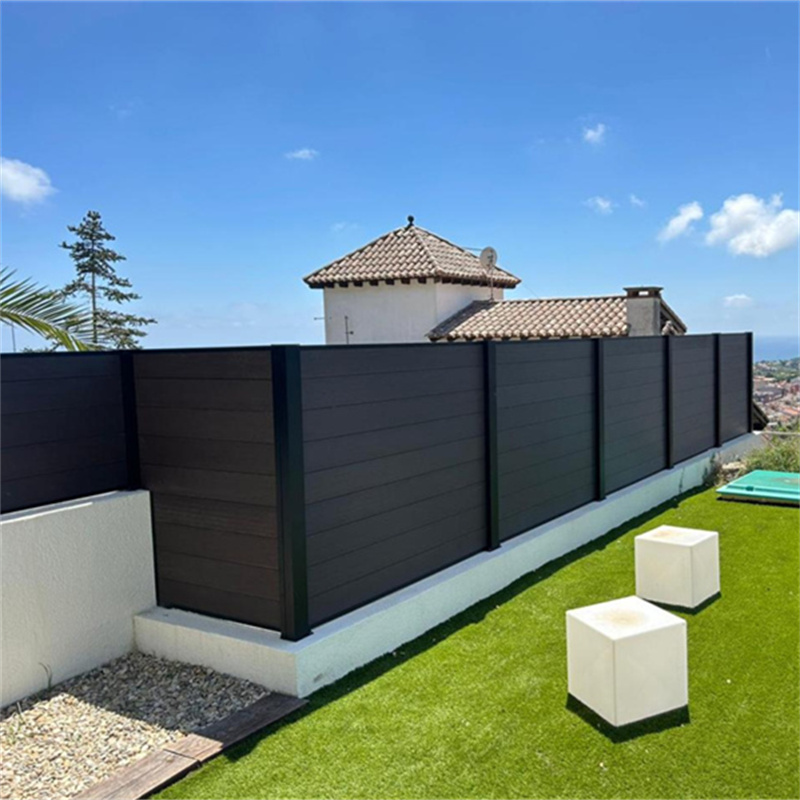 Stunning WPC Fence Transformations for Spanish Villa Gardens