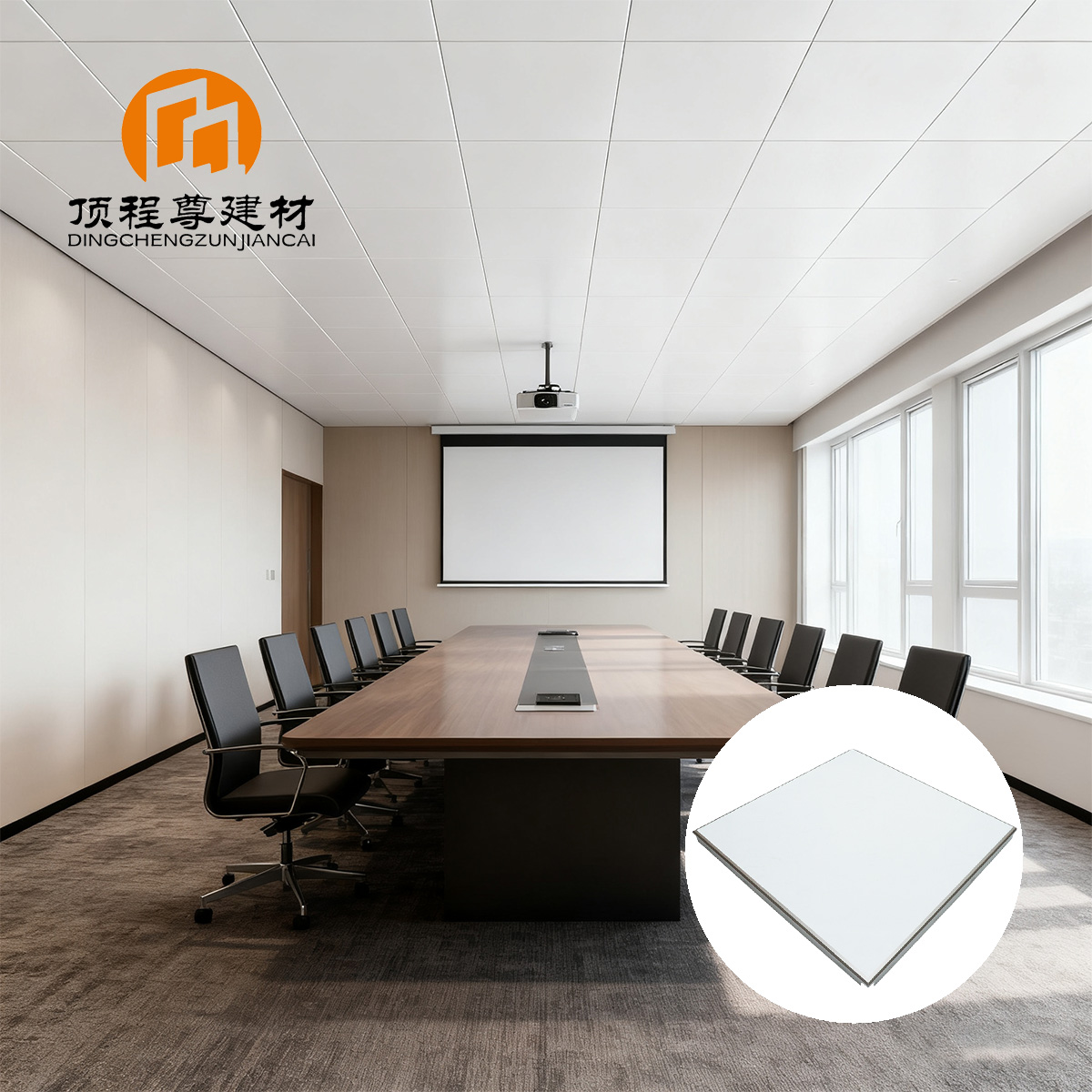 Office-Specific Aluminum Clip-in Ceiling | Safe, Efficient, and Aesthetic Ceiling  for Office Spaces
