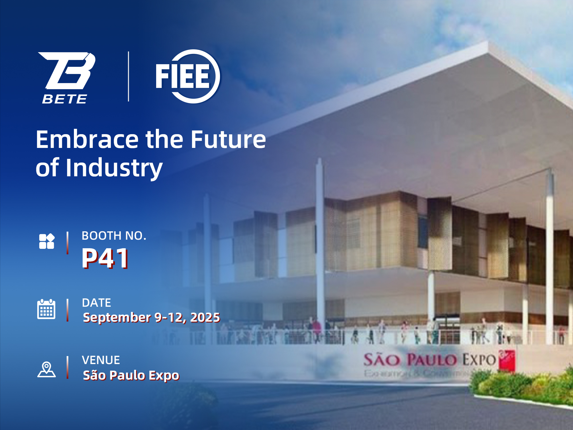 Bete Invites You to FIEE 2025 in São Paulo!