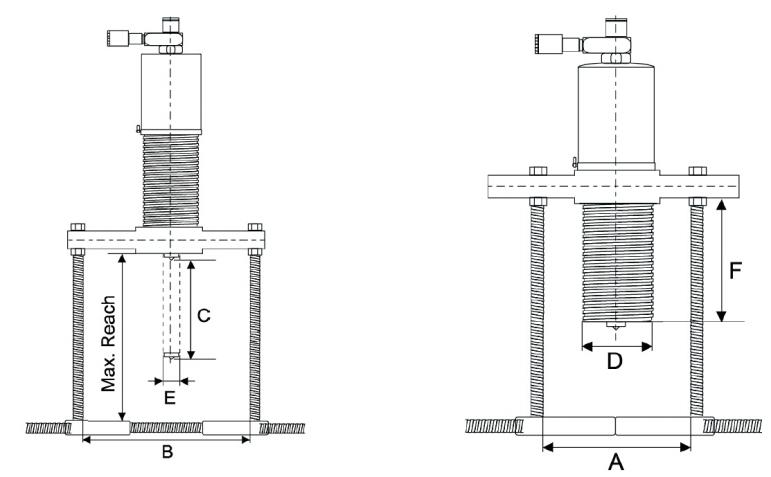 Separated Two-jaw Hydraulic Puller Technical drawings.png