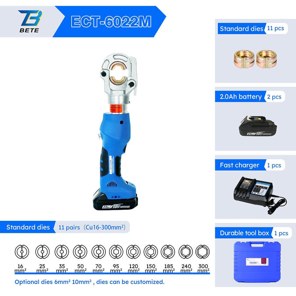 ECT-6022M Battery Crimping Tool Mini 6t
