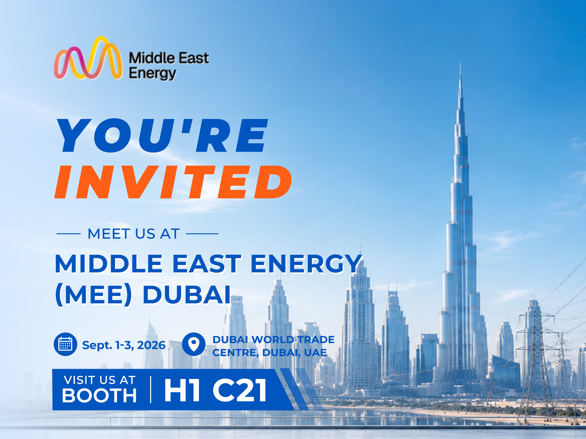 Meet BETE at Middle East Energy 2026 in Dubai