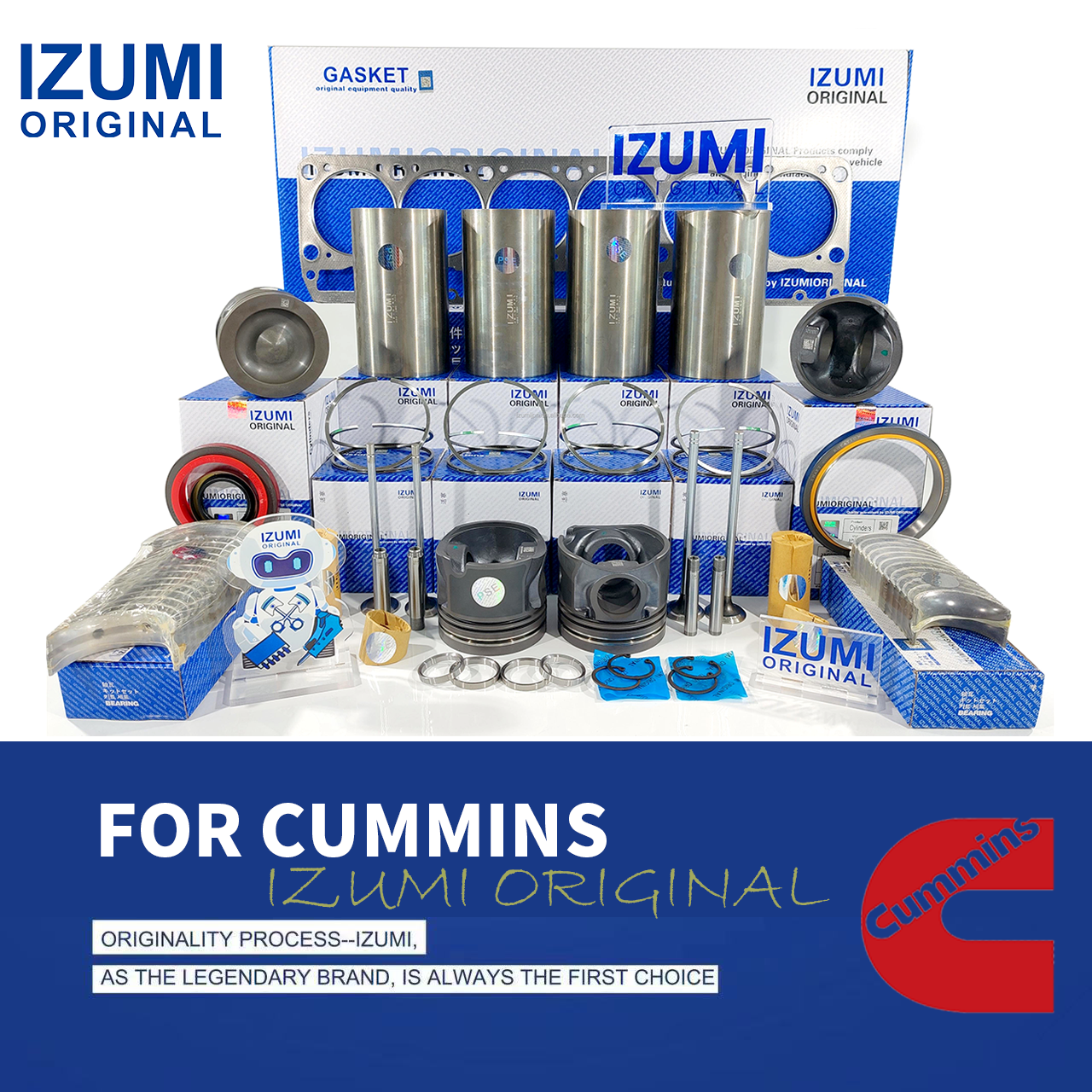 Why Cummins Engines and IZUMI Parts Are the Perfect Match