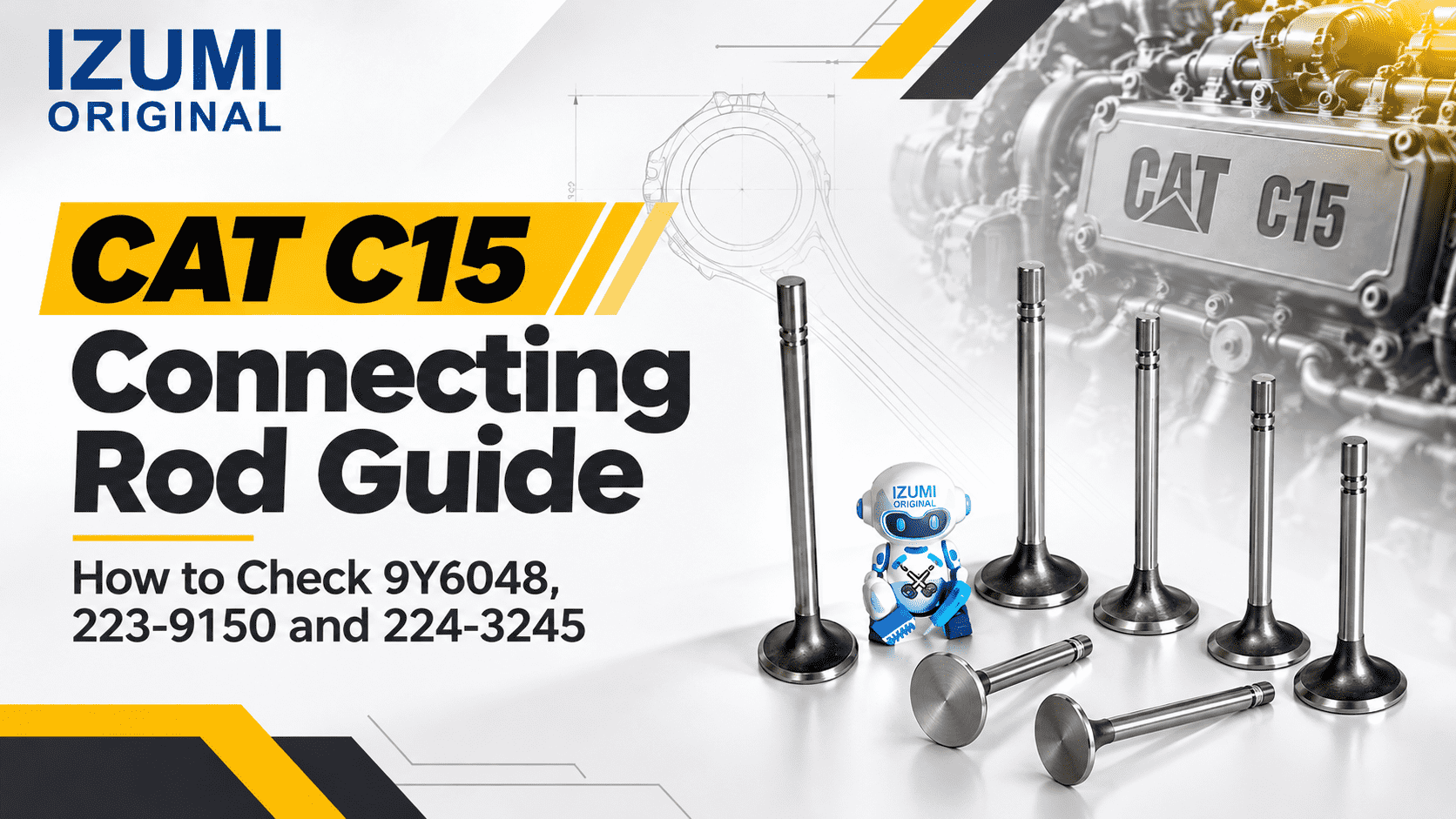 CAT C15 Connecting Rod Guide: How to Check 9Y6048, 223-9150 and 224-3245