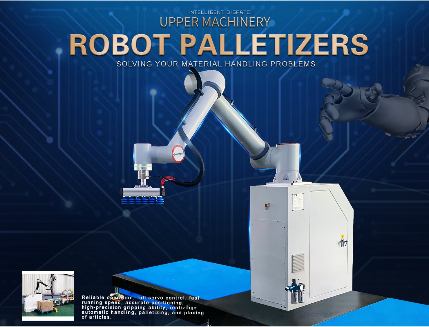Robot palletizer Conveyor arm Six-axis arm supplier