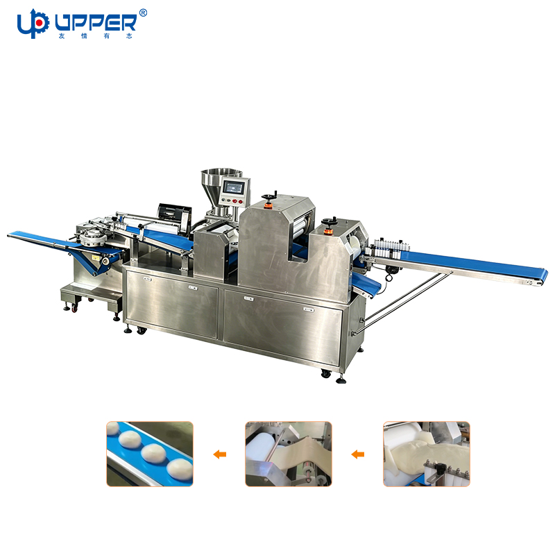 Automatic Bread Pie Filling Forming Production Line 304 Stainless Steel PLC Control Stuffed Pastry Bun Making Machine for Bakery Food Factory