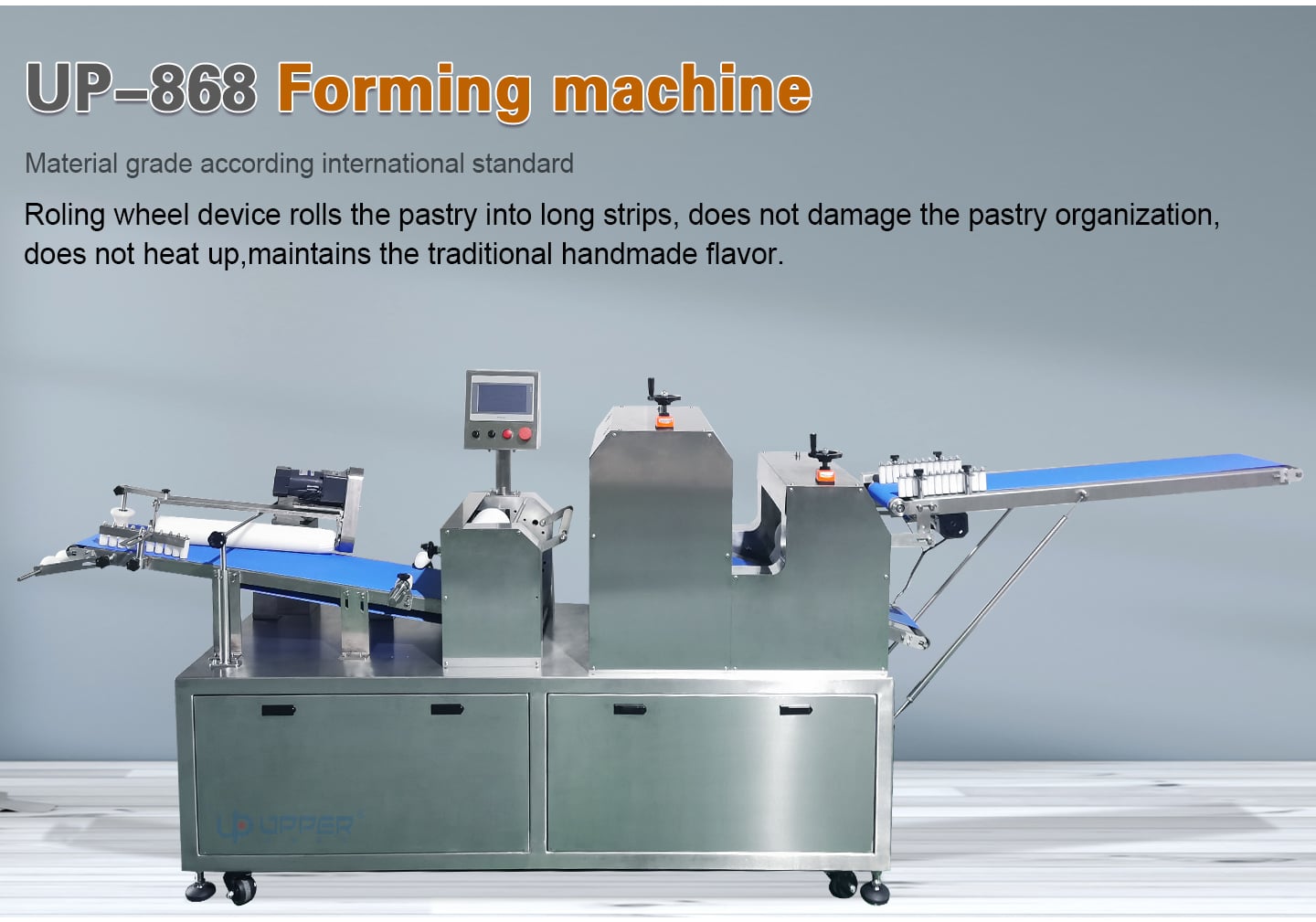 Round bread pie production line with Rounder cut machine factory