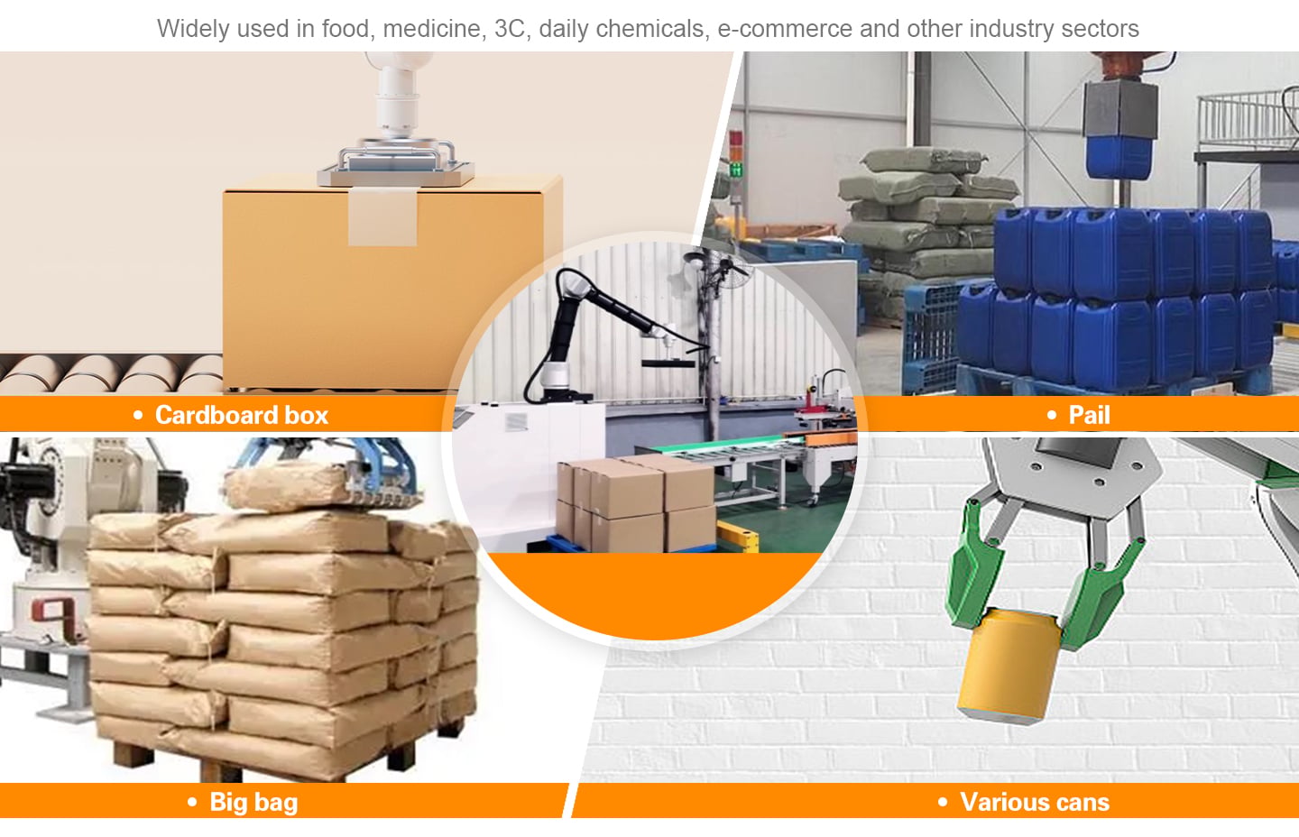 Robot Palletizer Transport robotic arm Six axis robotic arm supplier