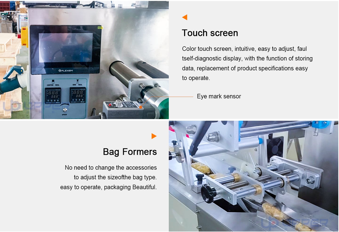 Sachima 1to2 feeding and packaging line supplier