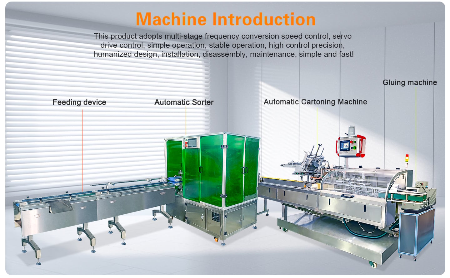 Automatic collection and orderly sorting machine Connecting the cartoning Machine details