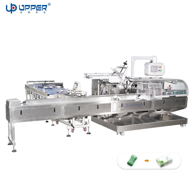 Fully automatic soap bar Cartoning machine laundry soap carton box packaging machine