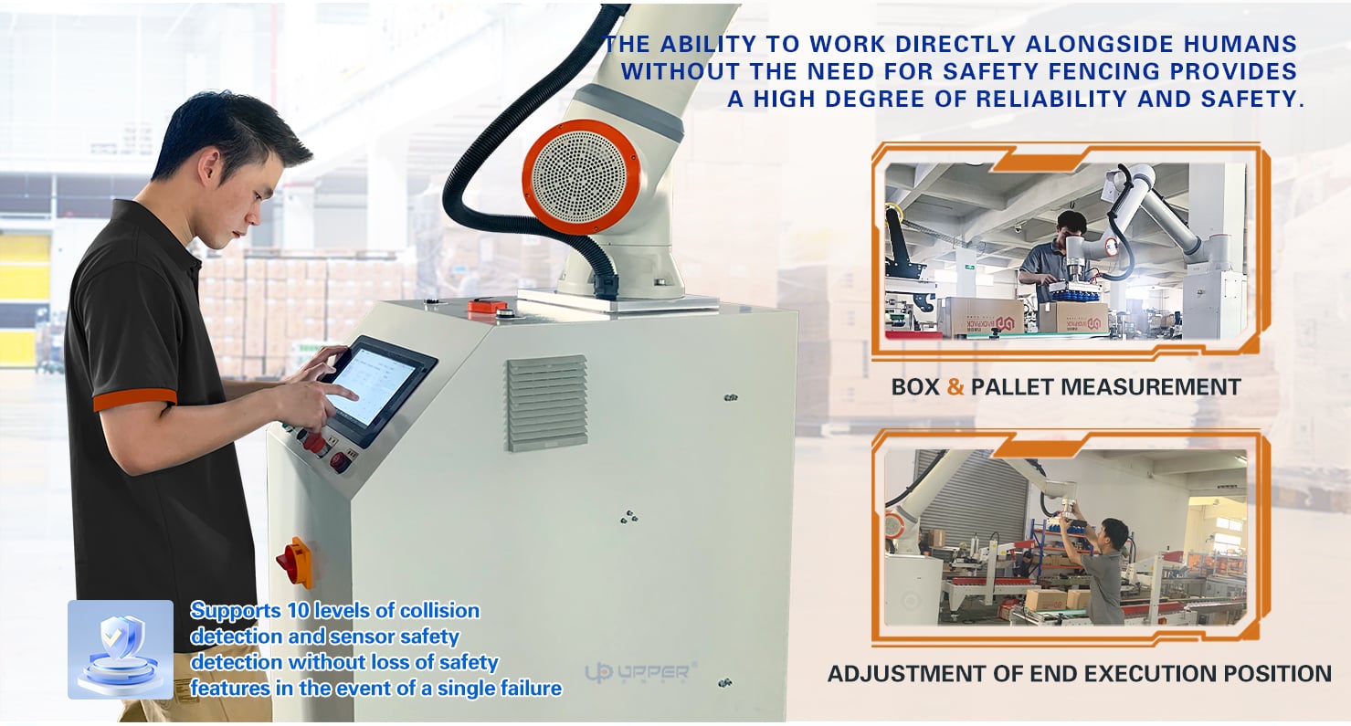 Robot palletizer Conveyor arm Six-axis arm details