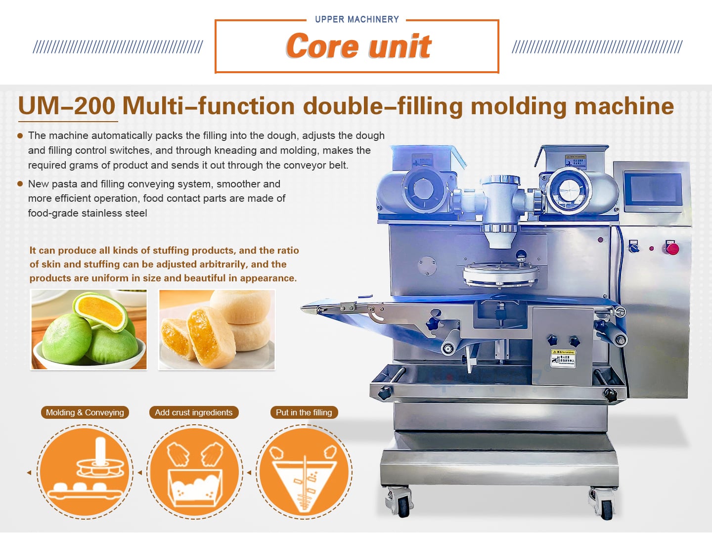 Mooncake type molding arranging tray production line factory