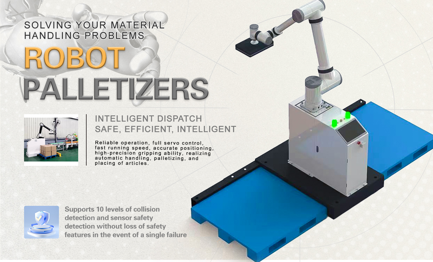 Robot Palletizer Transport robotic arm Six axis robotic arm details