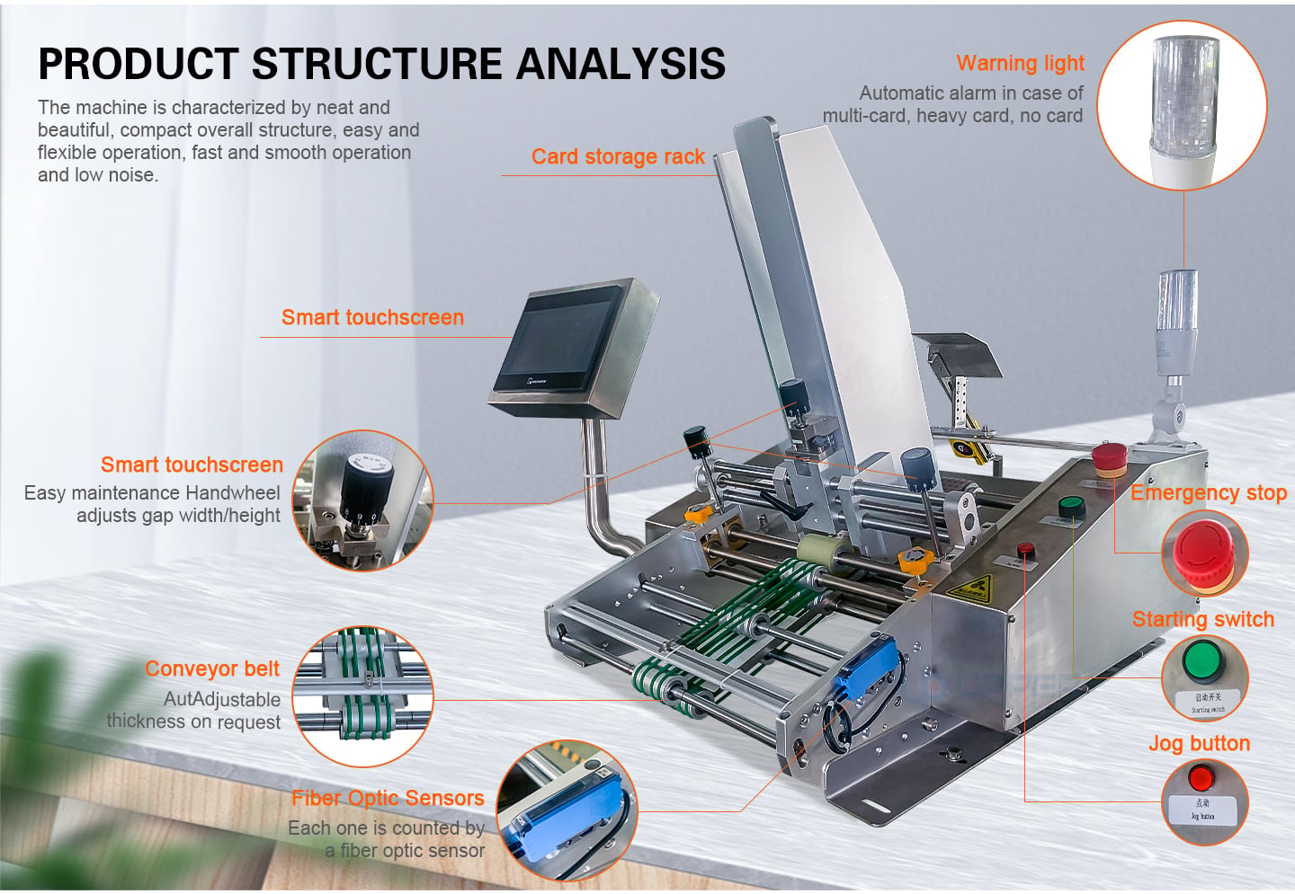 Paper Card Packaging Automatic Pouch Play Card Feeding Machine; mask sheet Batch Counter Friction Feeder for factory