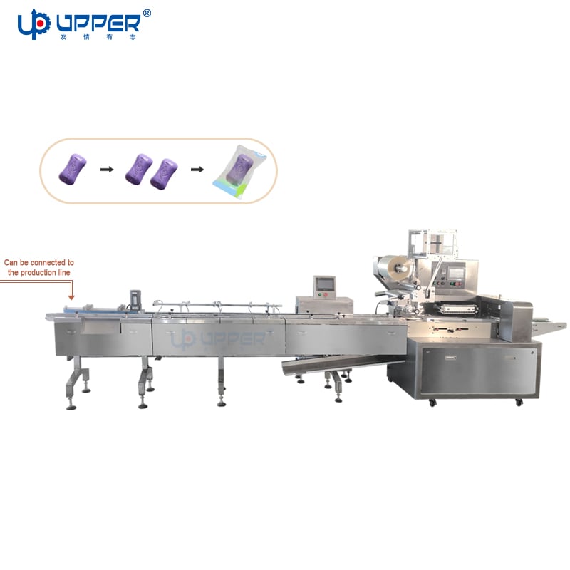 Soap packing line machine Alcohol block sponge necessities automatic flow packaging