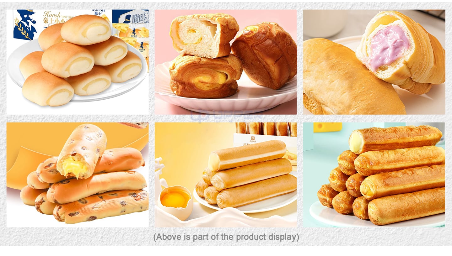 Automatic filling bread forming machine filling production line with automatic arrangement machine supplier