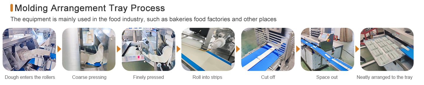 Automatic filling bread forming machine filling production line with automatic arrangement machine factory