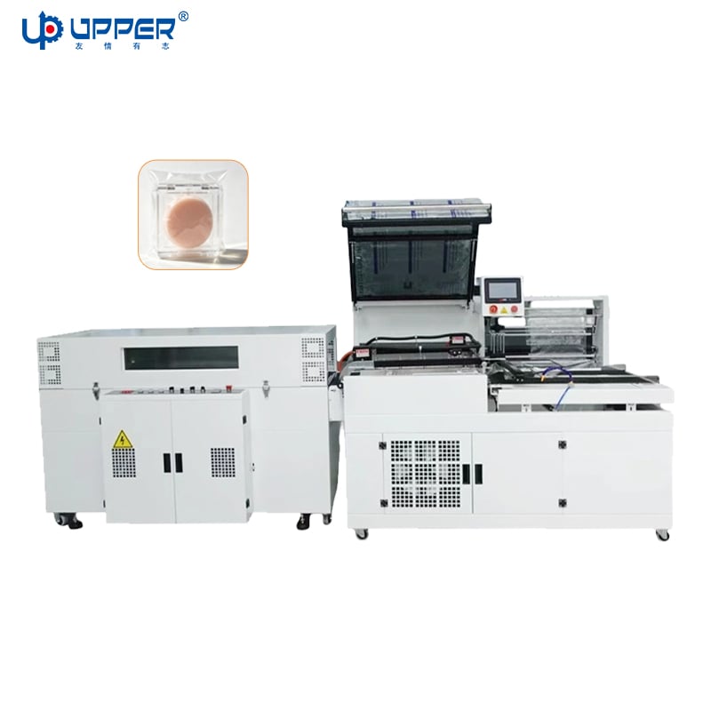 Fully automatic speed controlled heat shrink packaging edge sealing machine Auto packing and cutting
