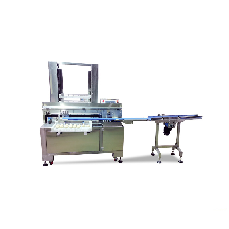 Fully automatic bread bun Tray arranging machine for Moon cake Mantou bakery products 