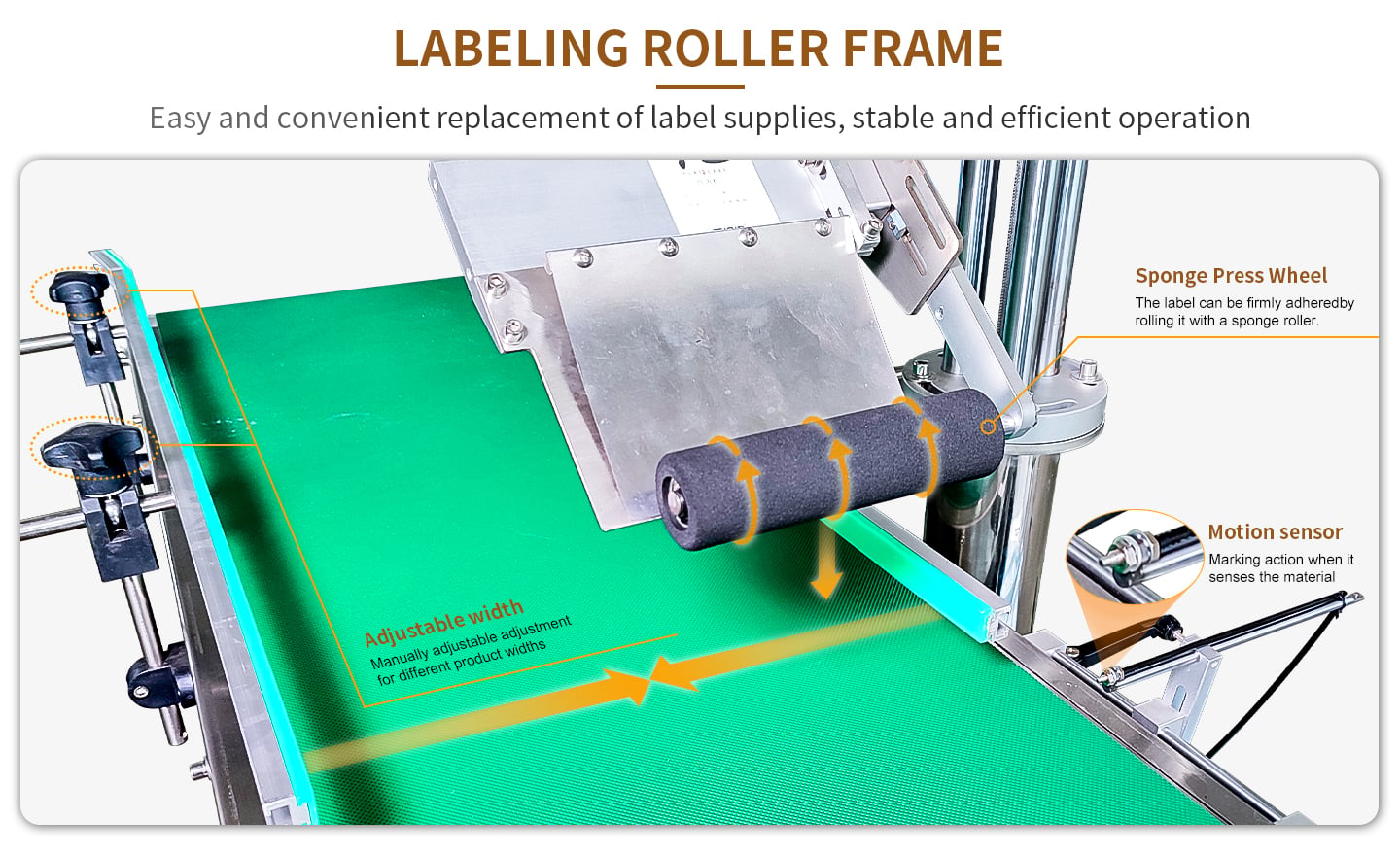 Multi-purpose flat labeling machine details