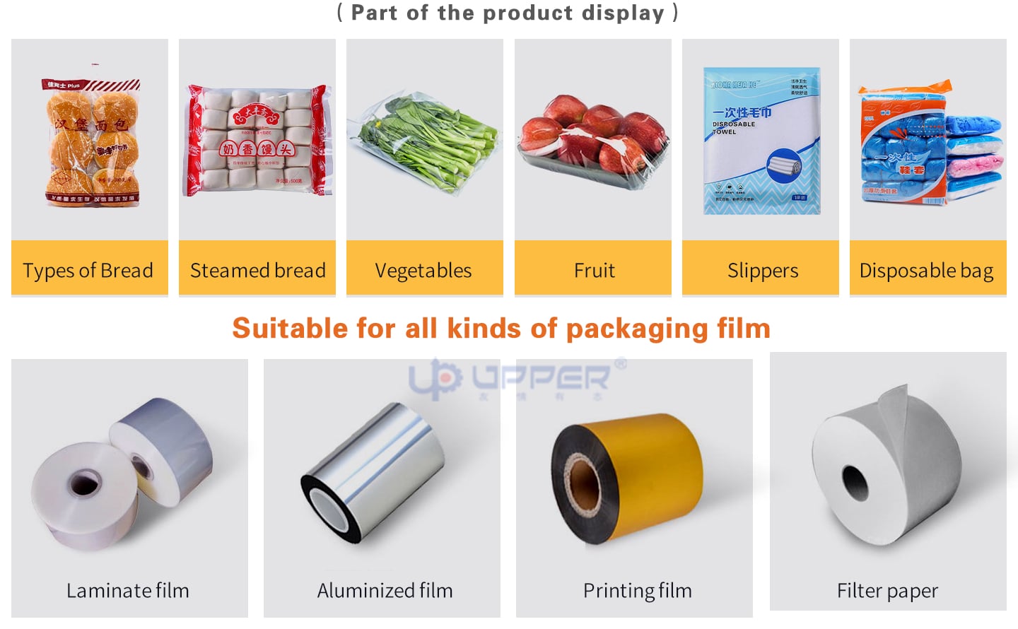 Large size down side filme flow packaging machine manufacture