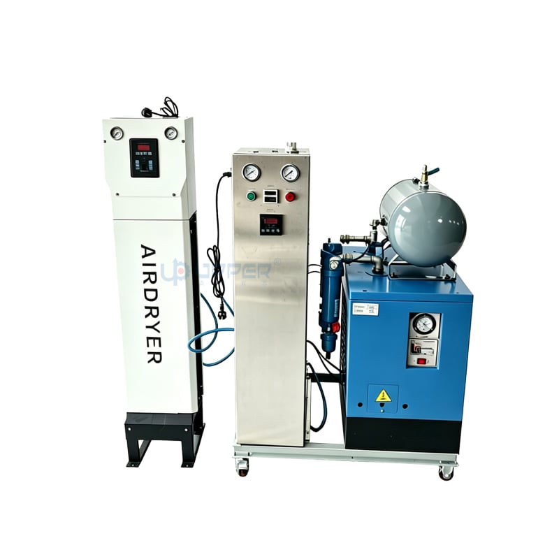 Small Nitrogen Generator Set with Vertical Adsorption Air Dryer 99.99% Purity Nitrogen making machine