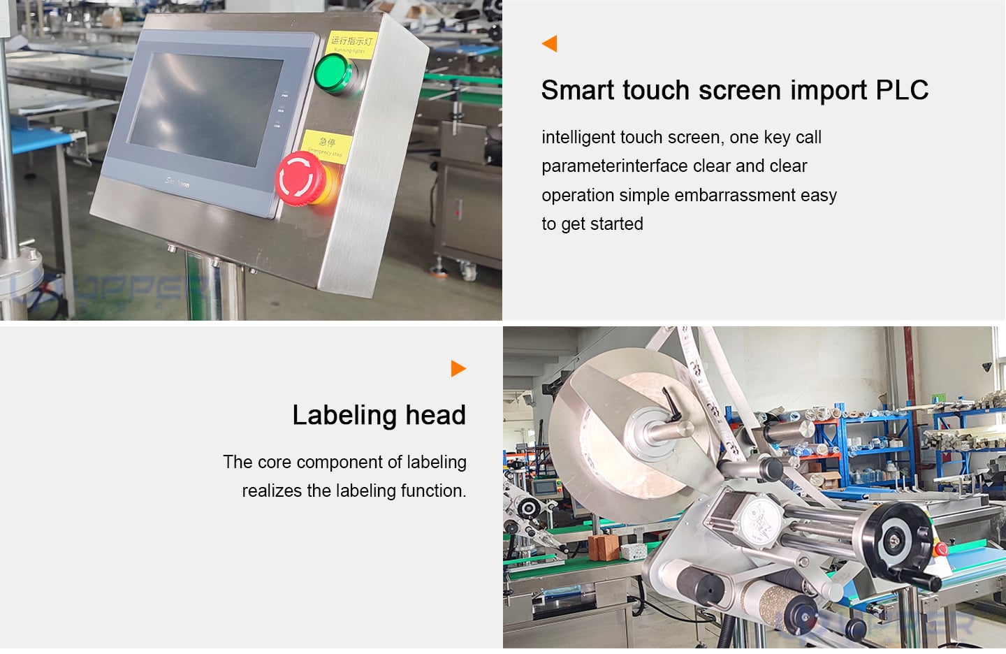 Multi-purpose flat labeling machine manufacture