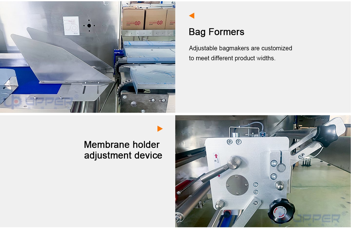 Large size down side filme flow packaging machine supplier