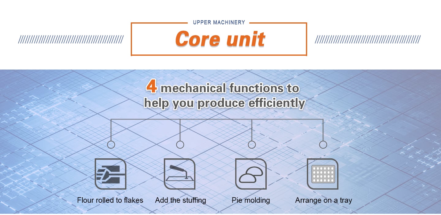 Round bread pie production line with Rounder cut machine factory