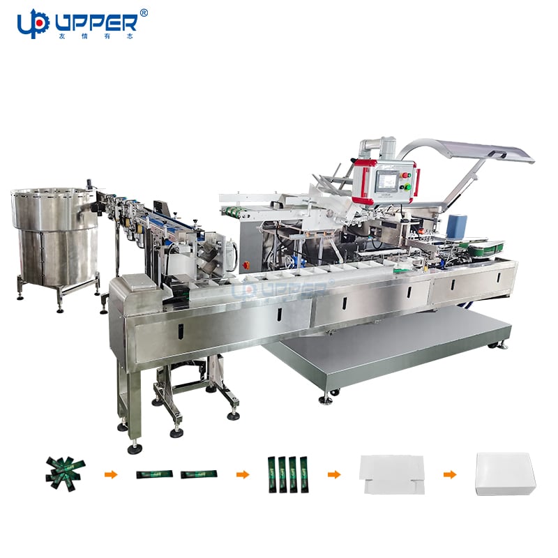 Instant coffee stick bag Automatic counting collection and cartoning Machine box packaging machine