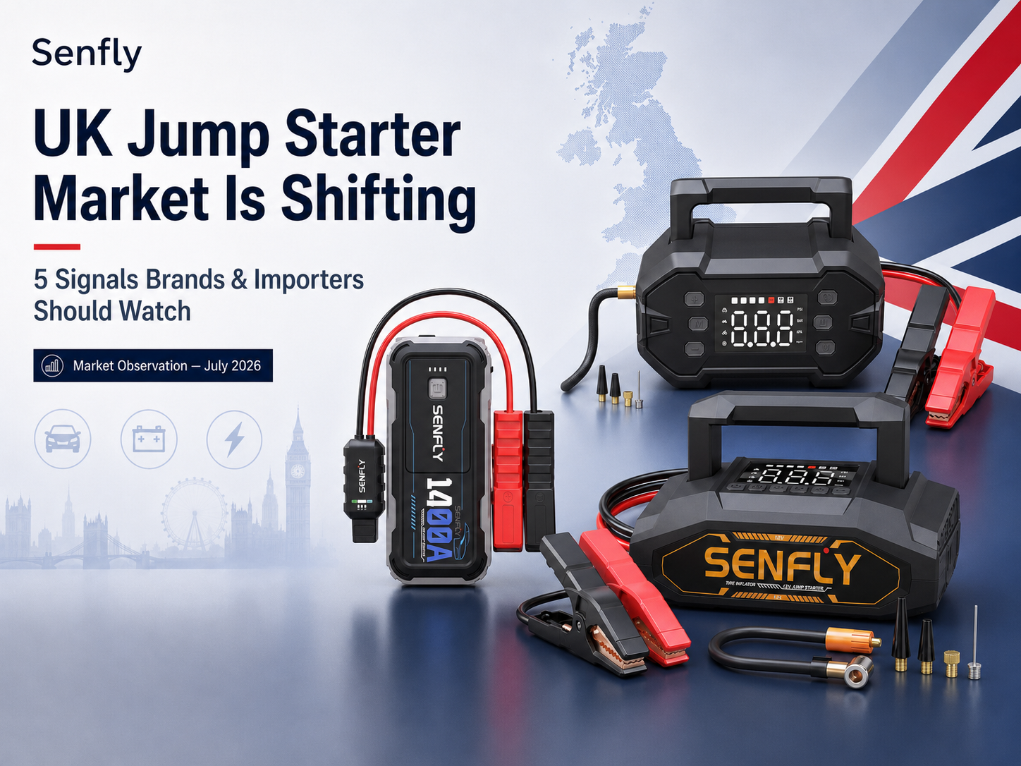 UK Jump Starter Market Is Shifting: 5 Signals Brands & Importers Should Watch