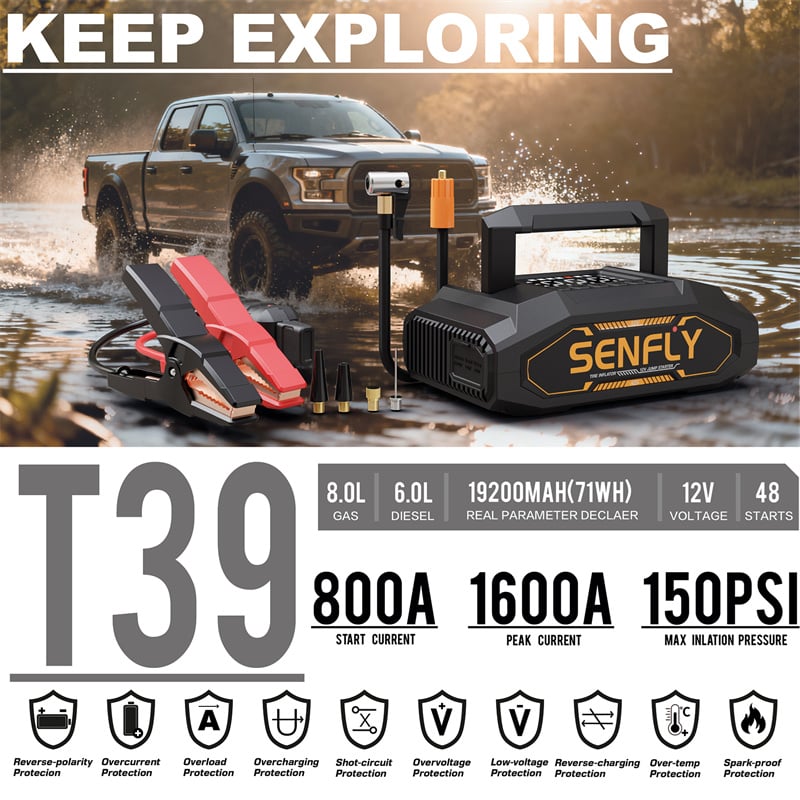 Jump Starter with Tire Inflator Integrated Design Advantages Analysis