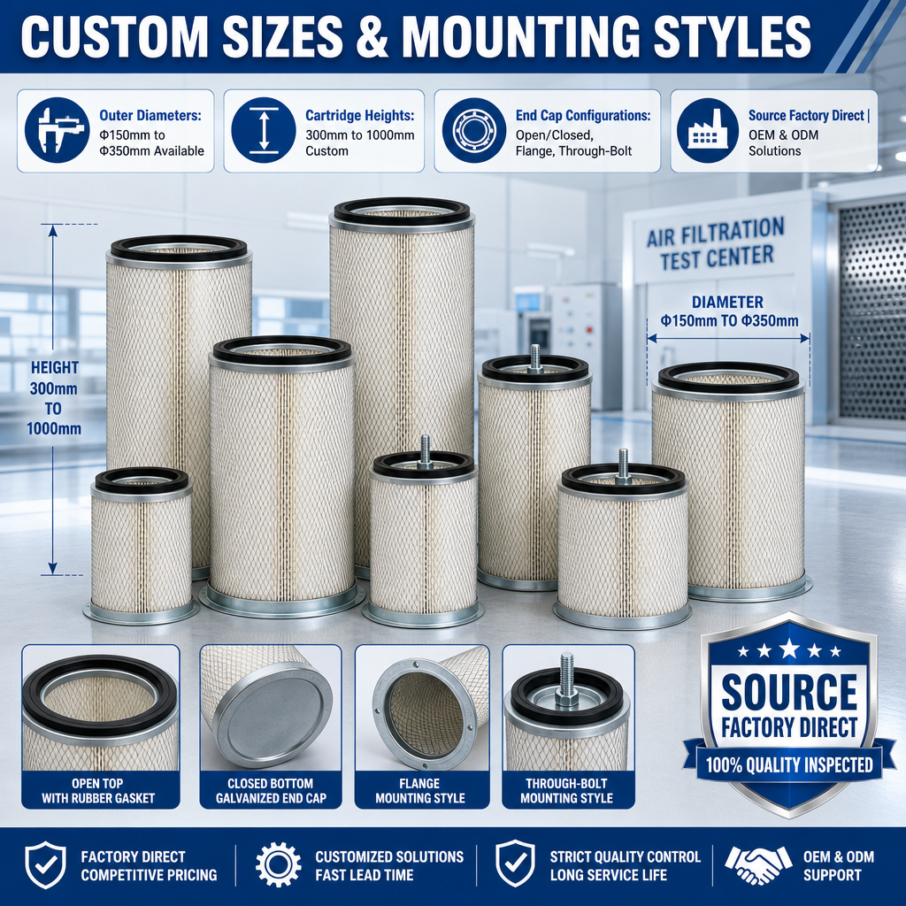 Wood pulp paper filter cartridge structure