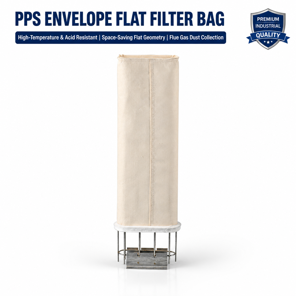 PPS Filter Bag | High-Temperature Dust Collector Filter Bag High-Performance PPS Dust Collector Filter Bags for Power Plants, Cement Plants, Waste Incineration and Chemical Industries PPS Filter Bag | High-Temperature Dust Collector Filter Bag Manufacture
