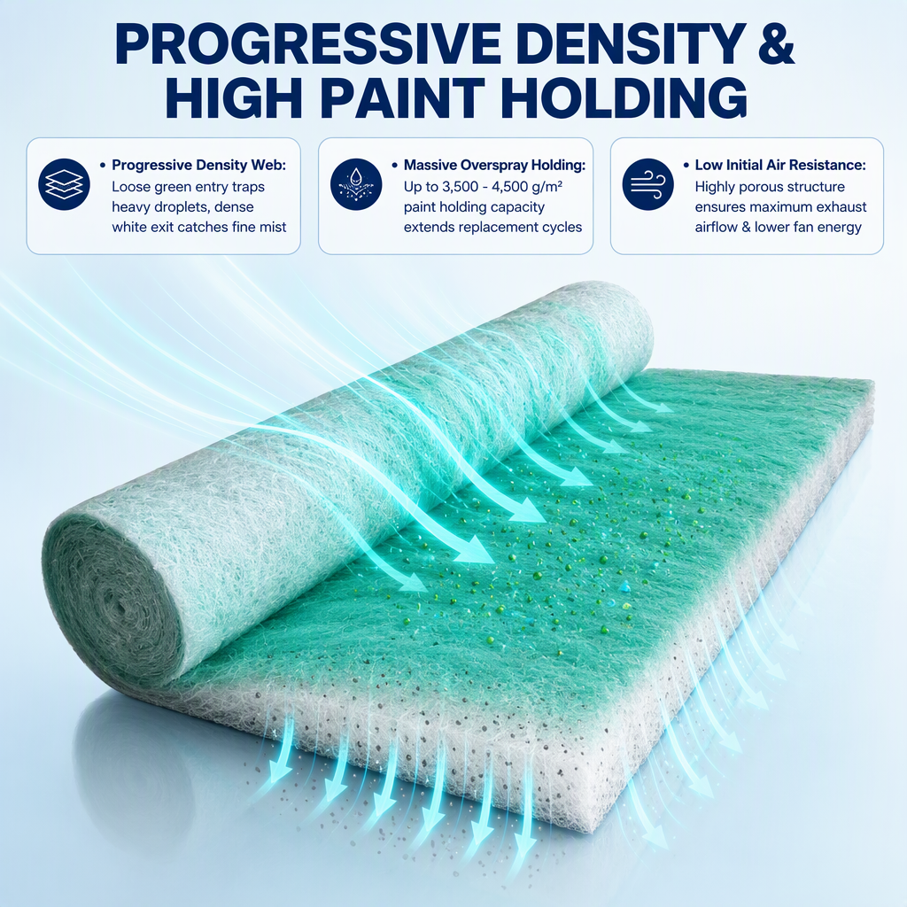 Paint mist filter specifications