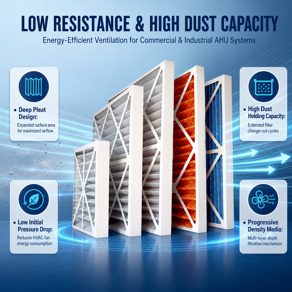 Booth intake pre-filter specifications