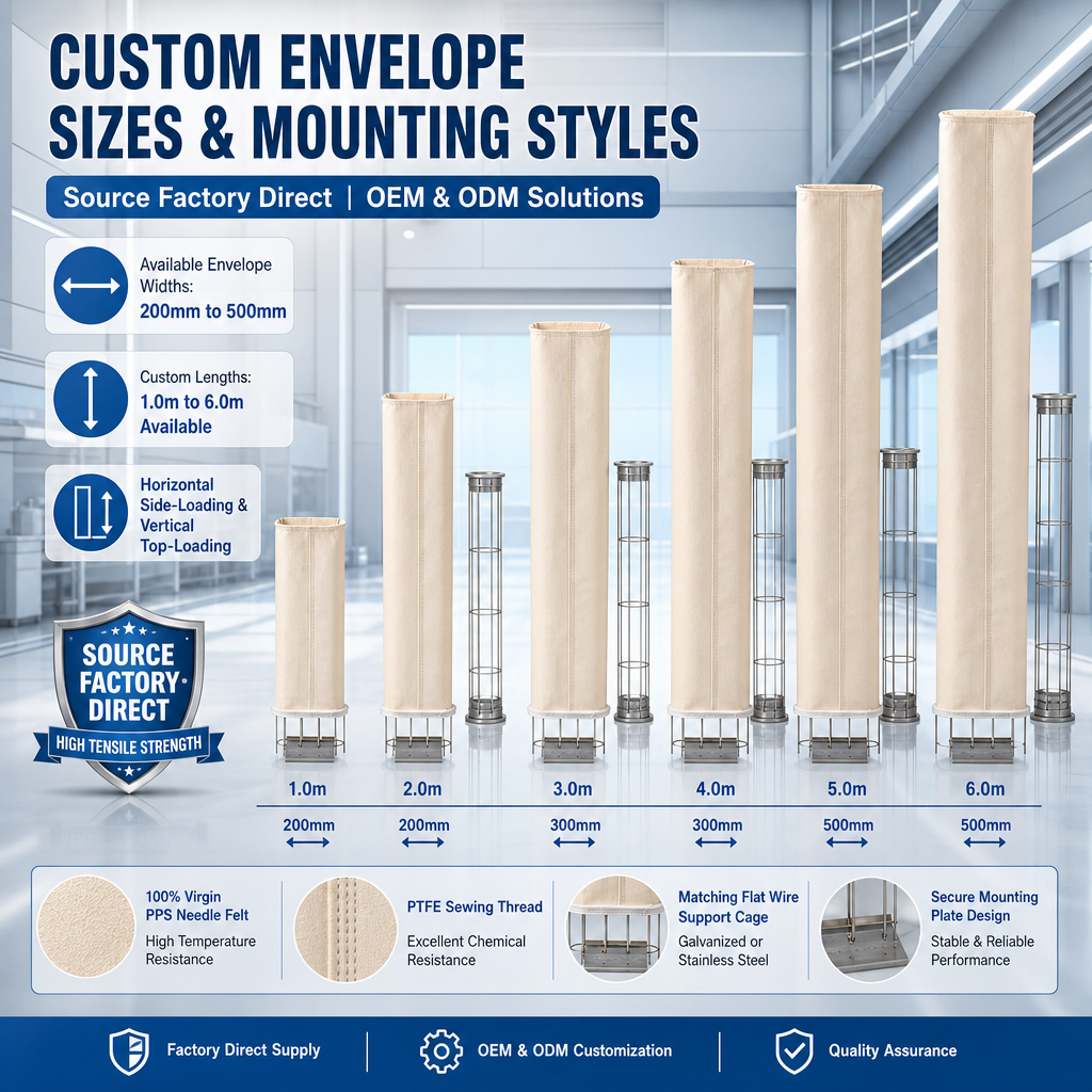 PPS envelope bag specifications