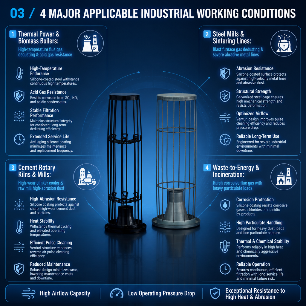 Filter cage specifications