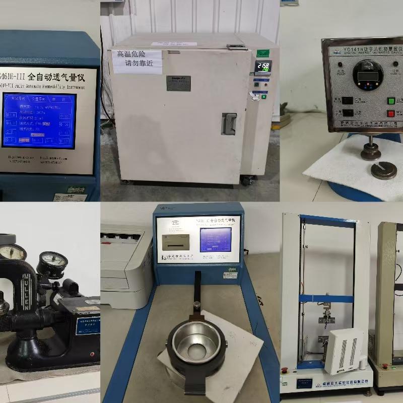 Filter material testing