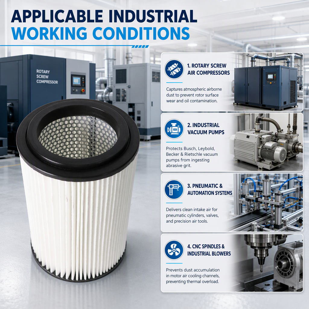 GUANLIN HEPA replacement air filter cartridge, H13 pleated element for air purifiers and clean air equipment.