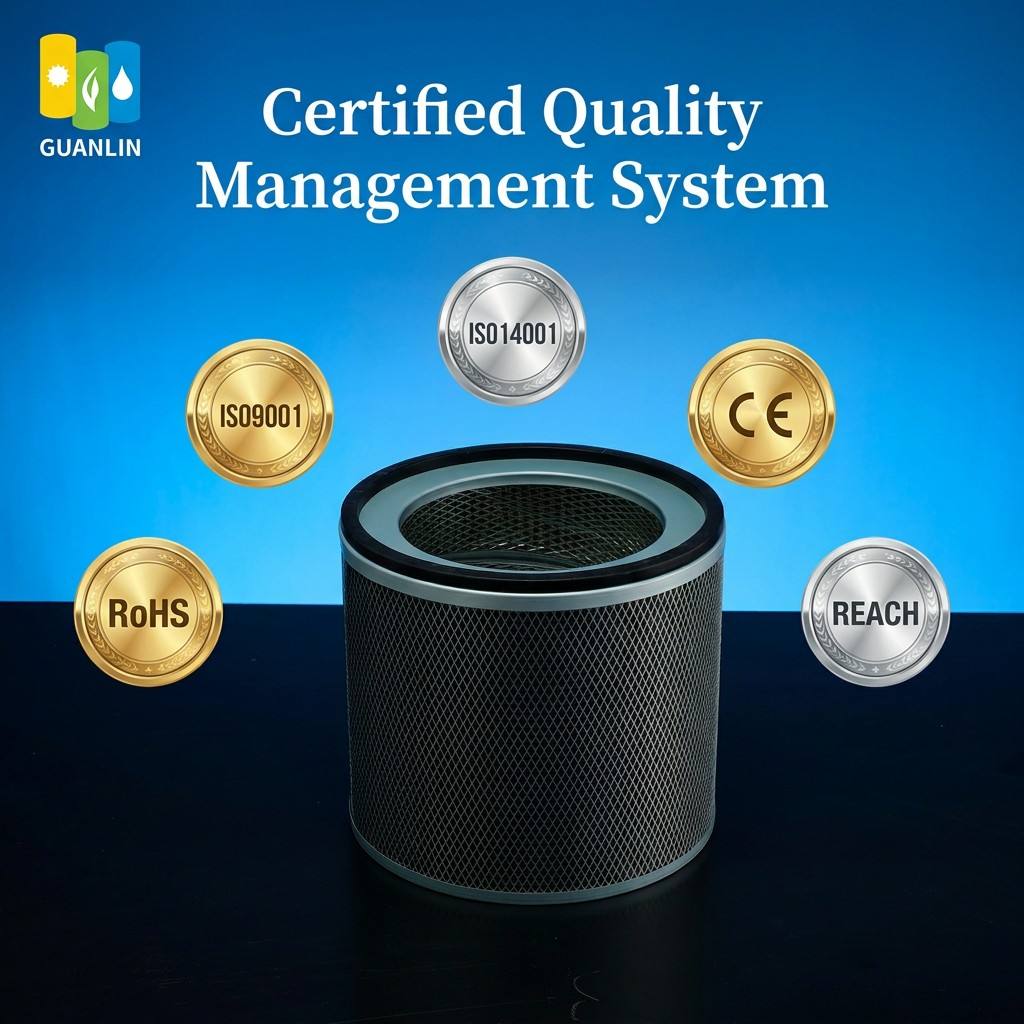 Industrial CNC Oil Mist Filter Cartridge 99.8% Filtration Rate Workshop Oil Mist Purification Protection Filter