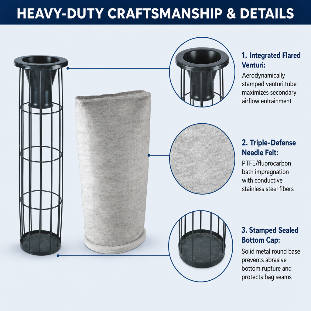 Triple defense filter bag installation