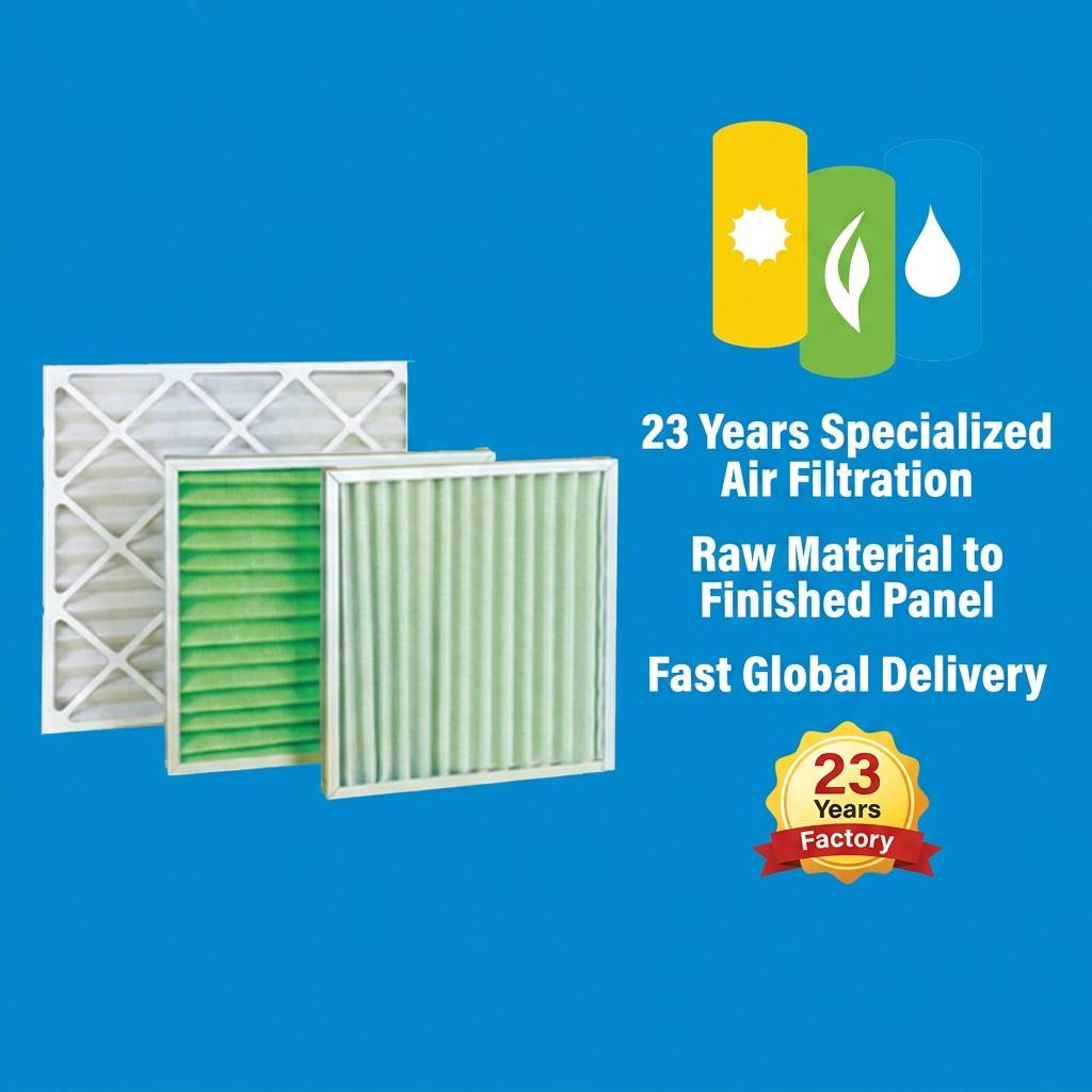 Reusable Washable Primary Air Filter Low Resistance High Dust Holding Ventilation Filter